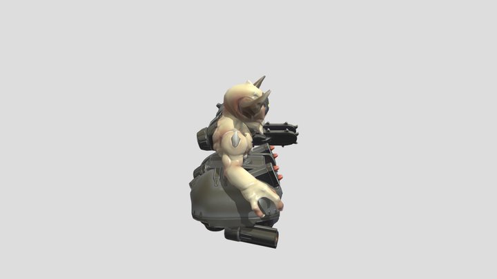 Doom Hunter Toy 3D Model