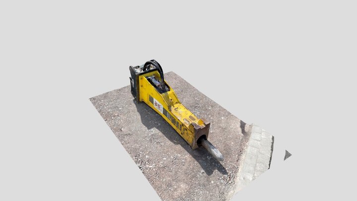 Bagger drill attachment 3D Model