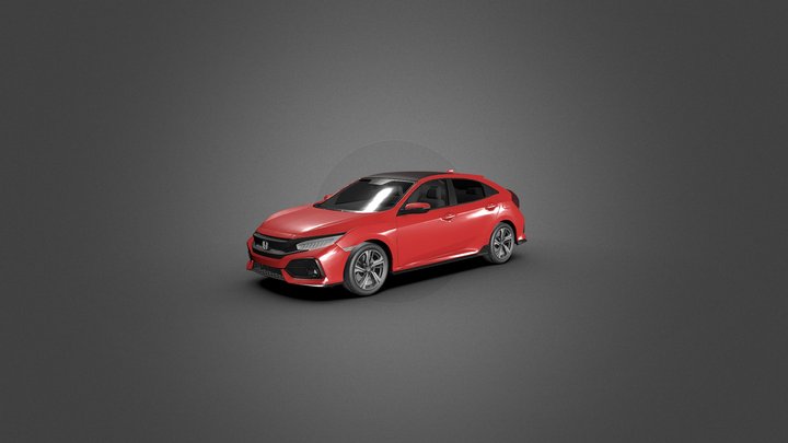 Honda Civic Sport Plus X 3D Model