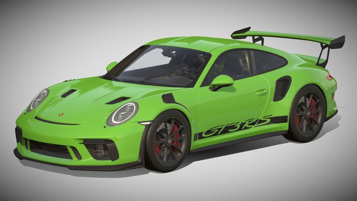 2018 Porsche 911 GT3 RS – Free 3D Model STL