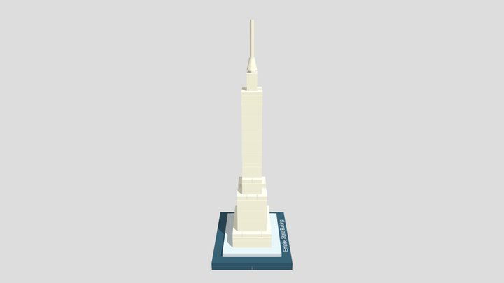 21002 - Empire State Building 3D Model