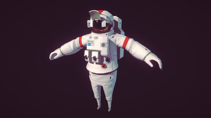 Astronaut Tom 3D Model