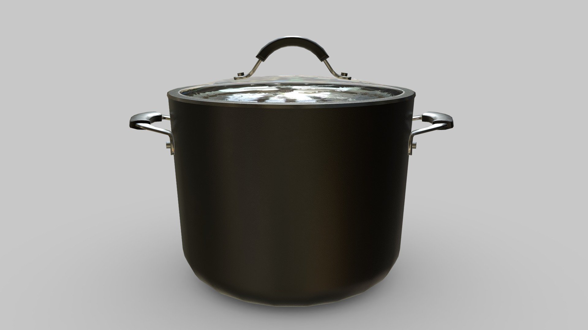 Kitchen Utensil Stockpot Cookware Buy Royalty Free 3D model by