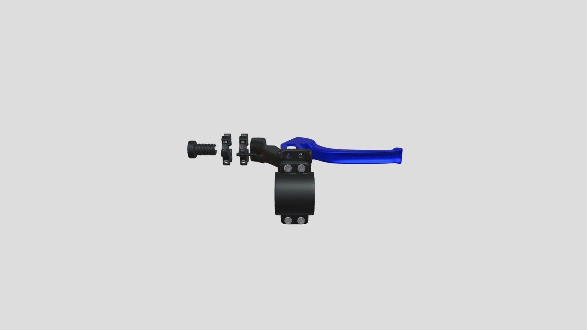 BMX Brake Lever (Exploded) - 3D model by Keith-3D (@codekeithcode ...
