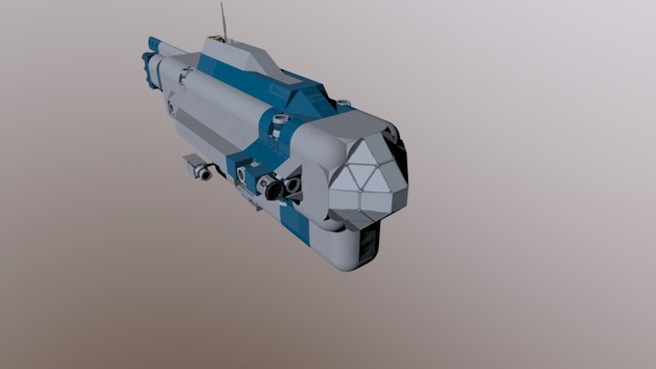 Cyclops Subnautica No Mods Obj Files 3D Model