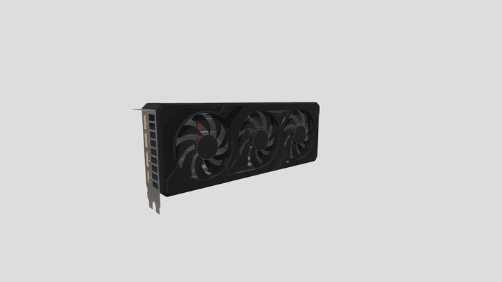 Graphic Card Gigabyte 5090 3D Model