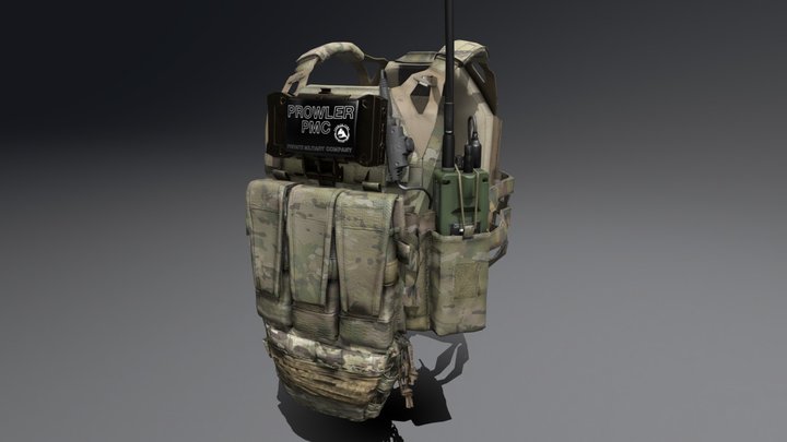 Prowler PMC | JPC Vest Set 3D Model