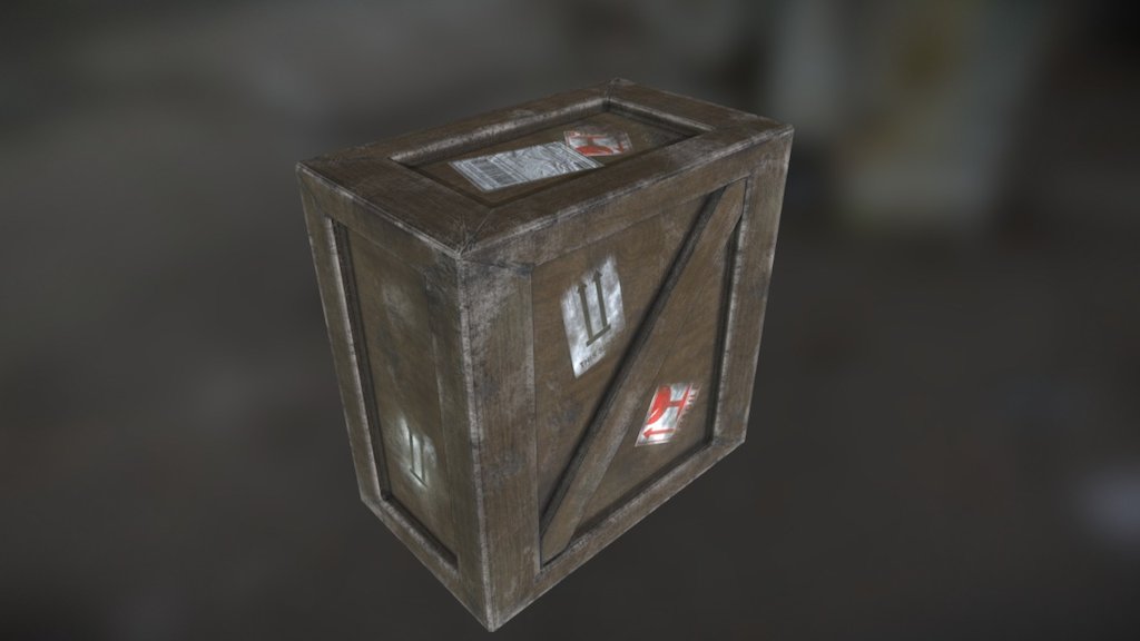 Wooden Box Model - Rectangular - 3D model by thebluemartian ...