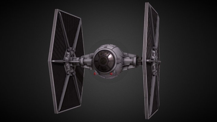 TIE Fighter 3D Model