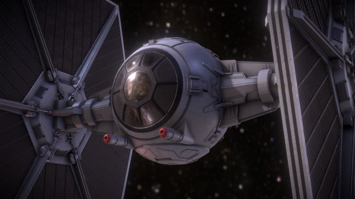 TIE Fighter 3D Model