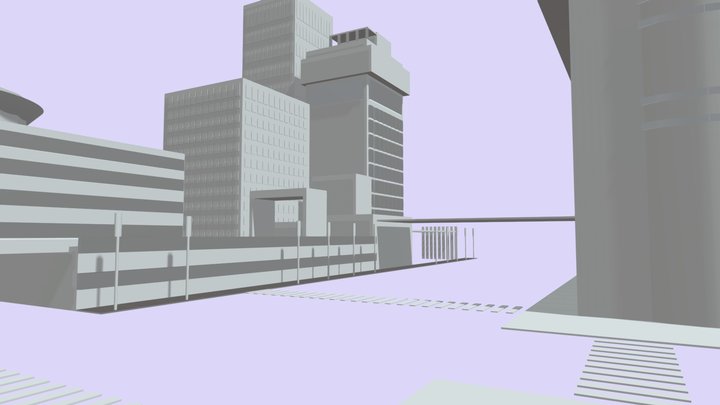 Environment Blockout 3D Model