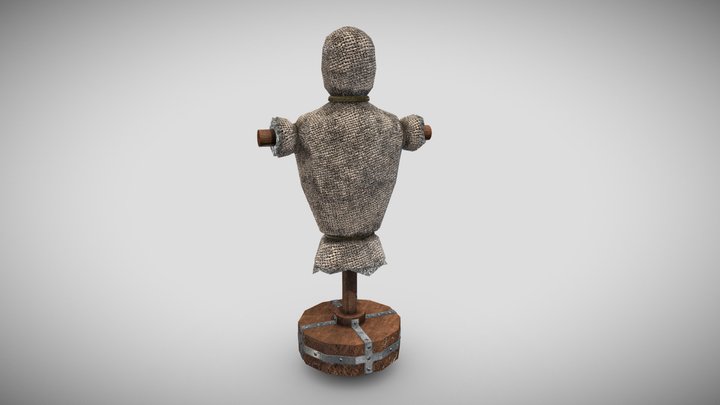 Medieval Combat Dummy 3D Model