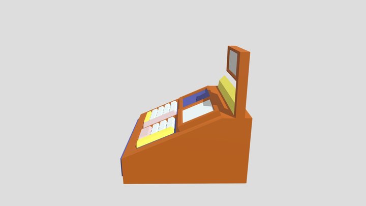 Cash Register 3D Model