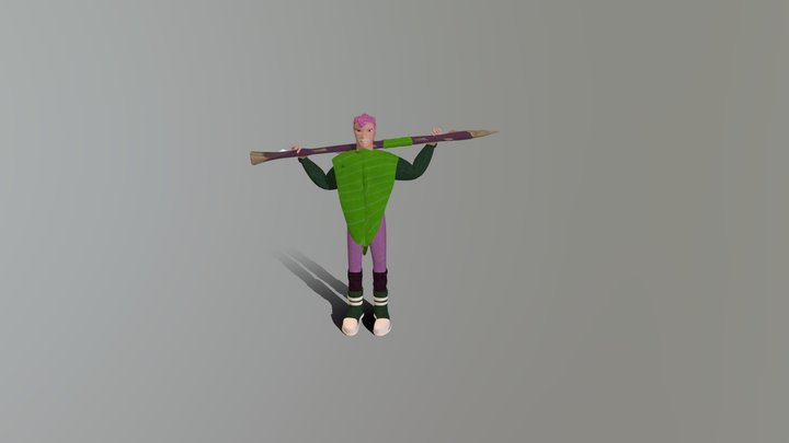 Final Piece - Leaf guy - Submission UU 3D Model