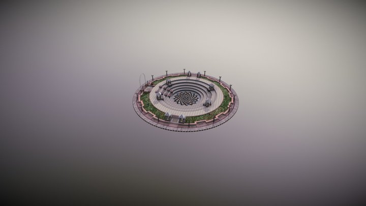 Detailed 3D Park Model 3D Model