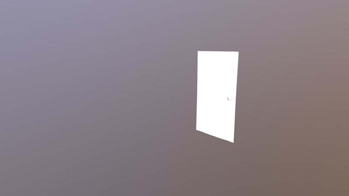 Door - first door test-object 3D Model