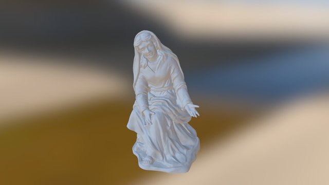 Virgenopastora Sin Nino Decimated 3D Model