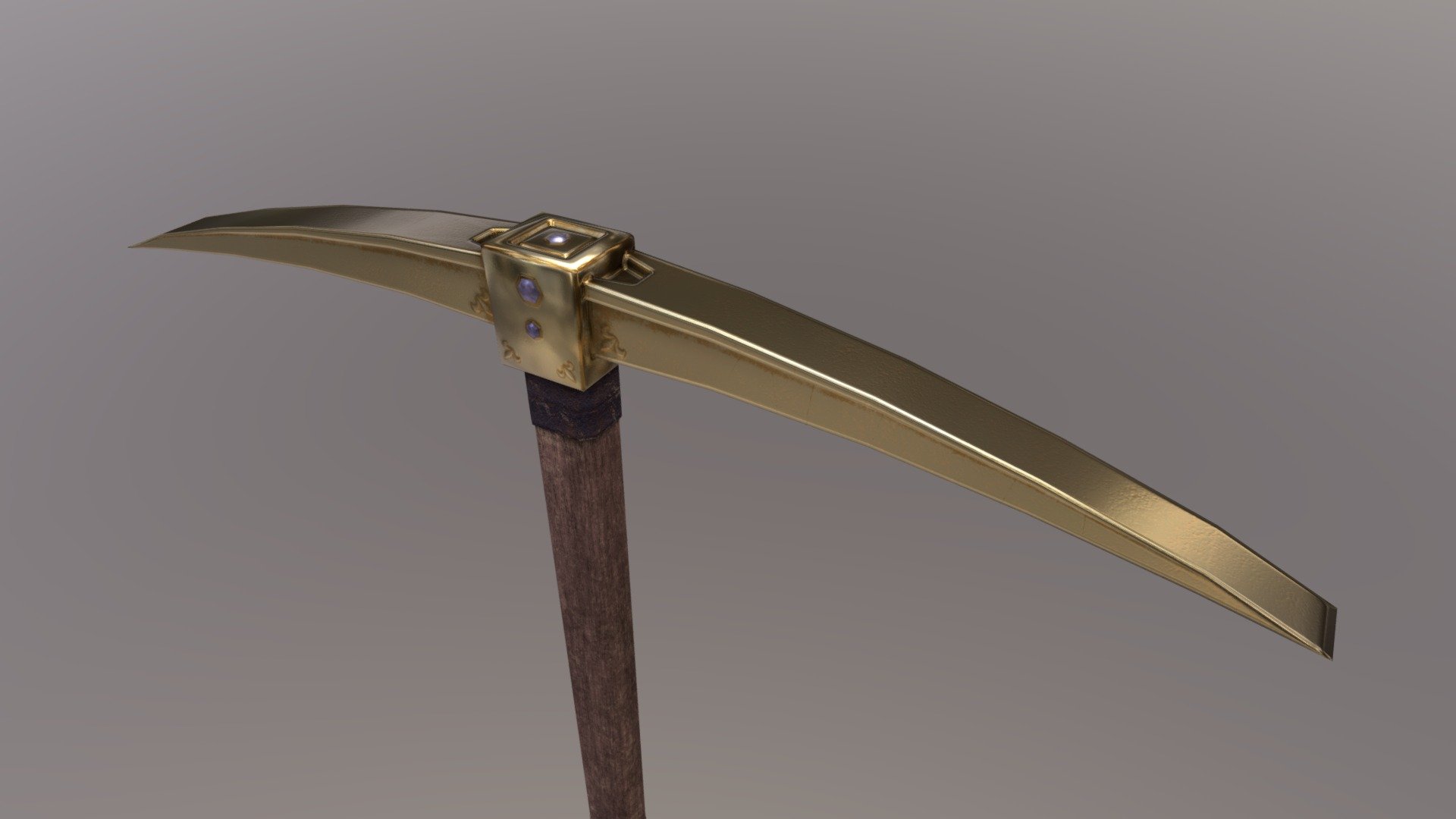 Pickaxe Gold Buy Royalty Free 3d Model By Arigasoft 0b3e881 Sketchfab Store 