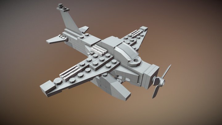 Lego Creators 3in1: Airplane 3D Model