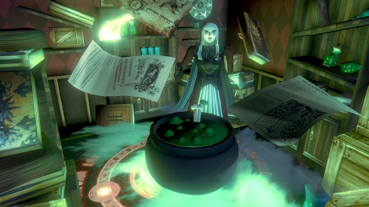 Witch 3D Model