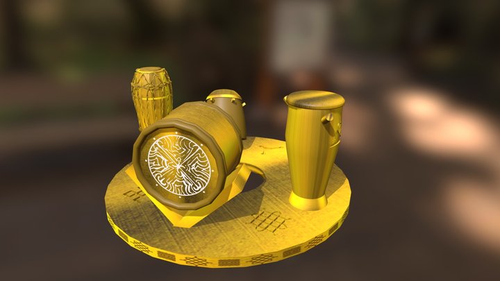 Call of drums 3D Model