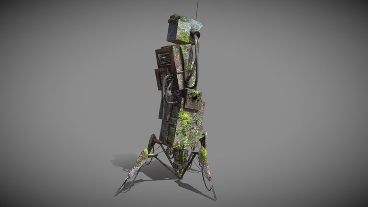 Junkyard Robot 3D Model