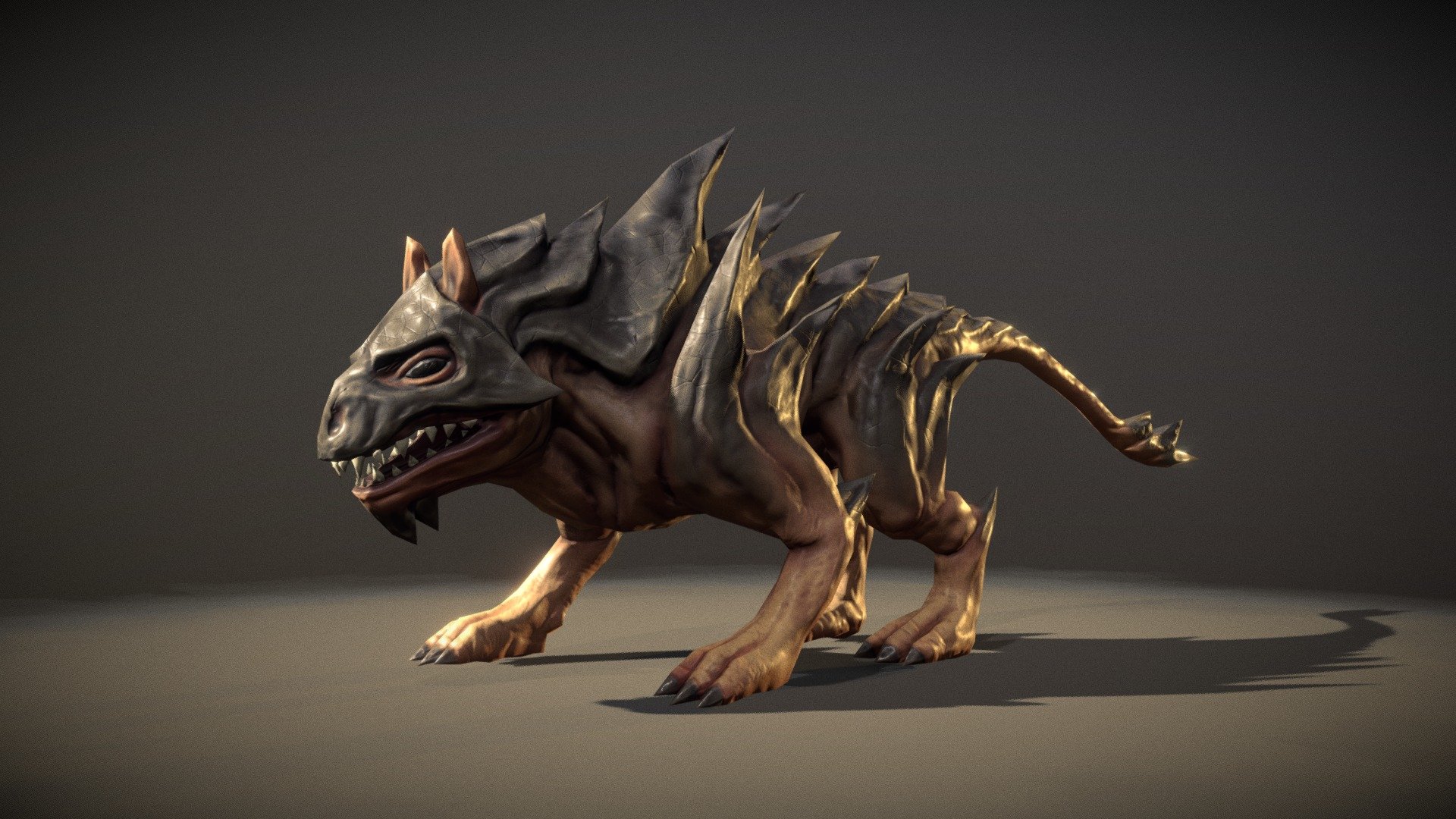 Dog like Monster - 3D model by Grigorii Ischenko (@grigoriyarx ...