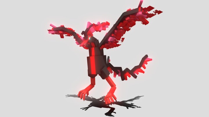 MOLTRES POKEMON 3D model 3D printable