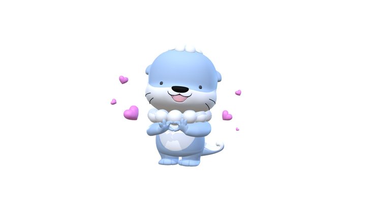하모 3D Model