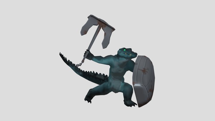 RPG Reptile 3D Model