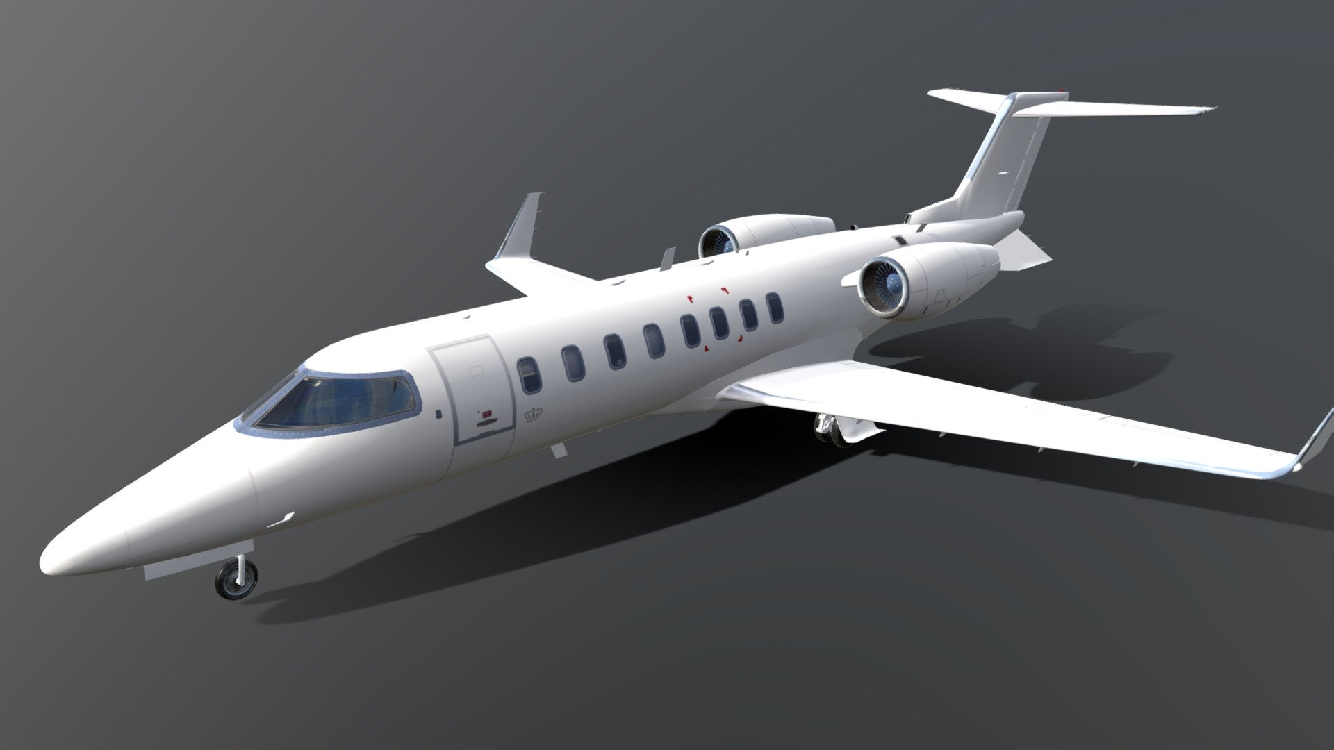 Learjet 45 - Buy Royalty Free 3D model by paperscan [0b44020 ...