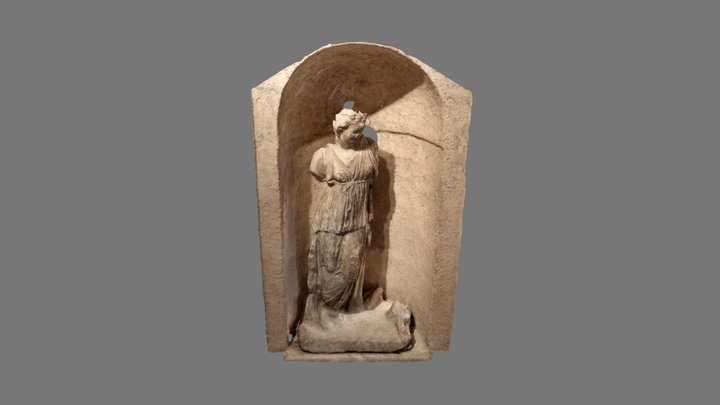Menaed Sculpture, Umm Qais, Jordan 3D Model