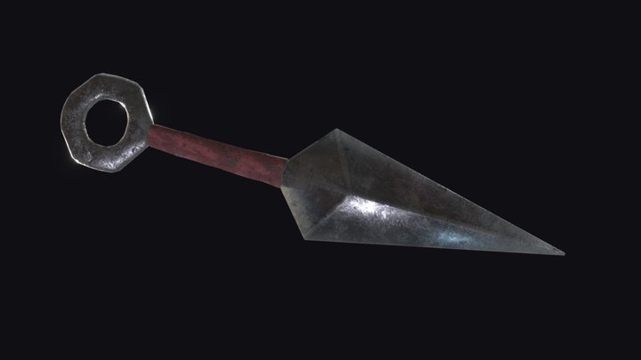 3D kunai - TurboSquid 1412634