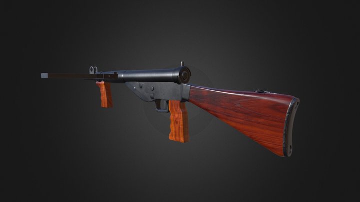 STEN Mk.V Gun 3D Model