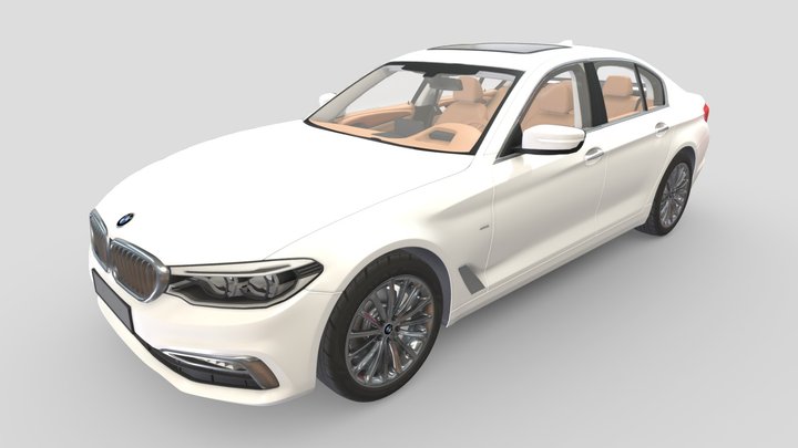 BMW 5 2017 3D Model