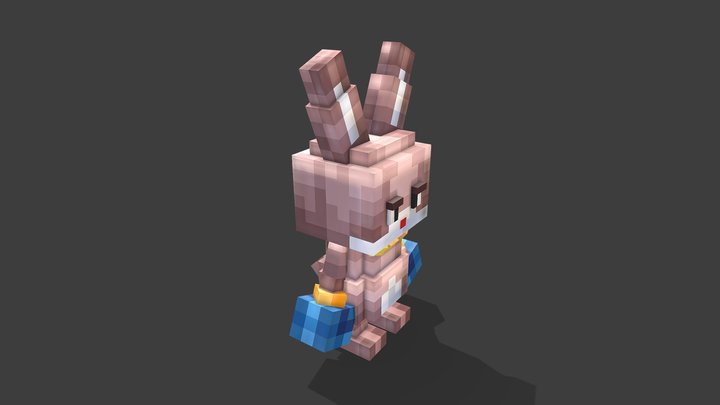 拳擊兔 3D Model