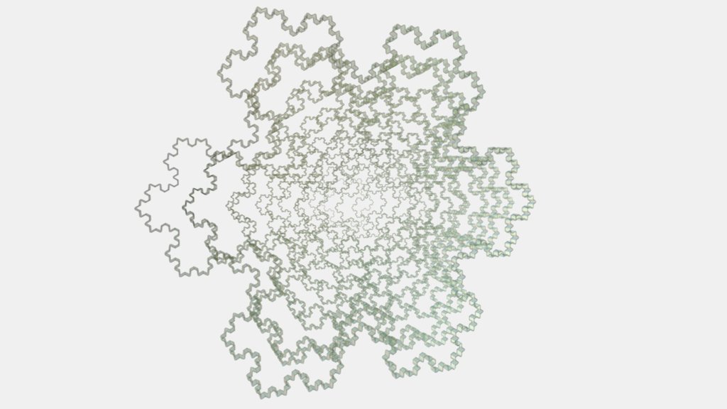 Snowflake - 3D model by zava [0b47ba9] - Sketchfab