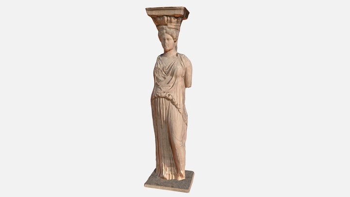 Caryatid - Ancient Greece Collection (Low) 3D Model