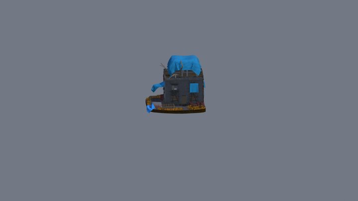 Abandonned Air Traffic Control Tower 3D Model