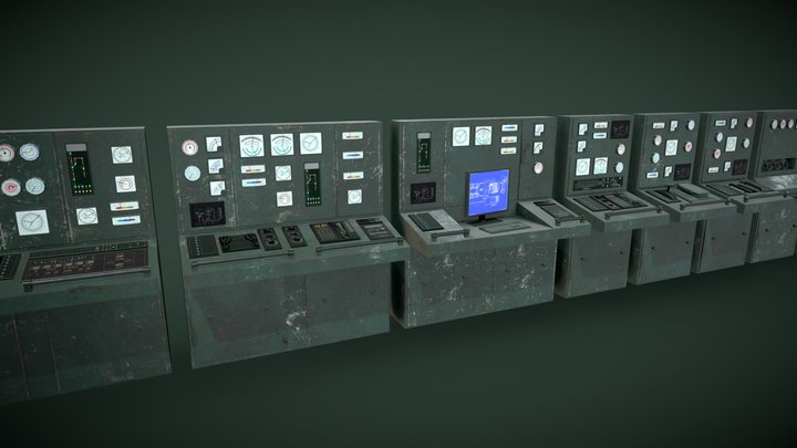Command centre models 3D Model
