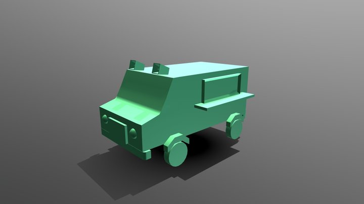 Std- Food Truck 3D Model