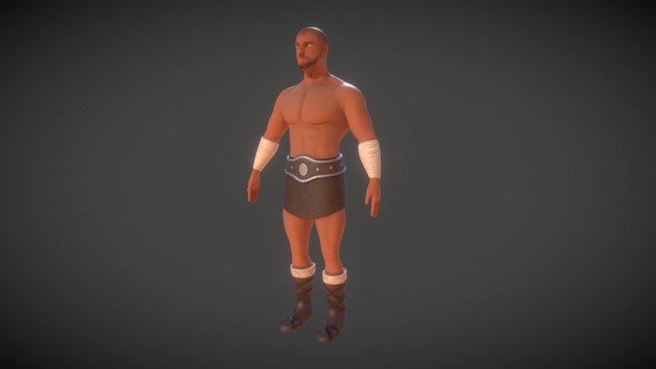 Barbarian Model 3D Model