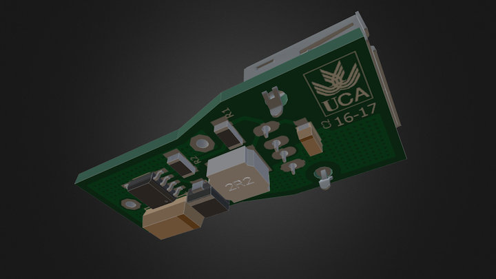 Cargador USB para coche. 3D Model