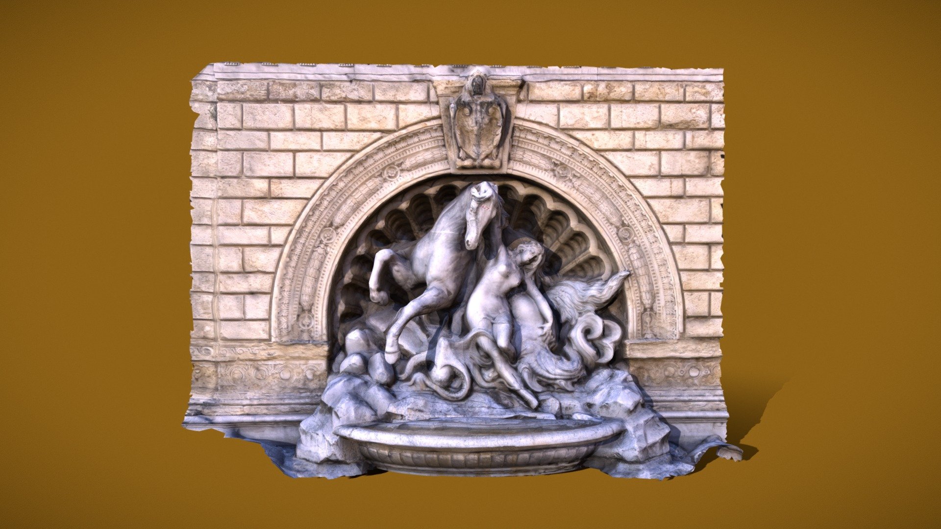 Bologna Fountain — Sketchfab embed 3D viewer