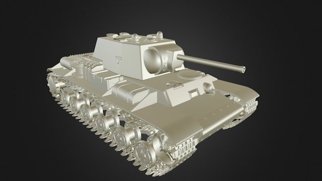 Kv-1 3D Model