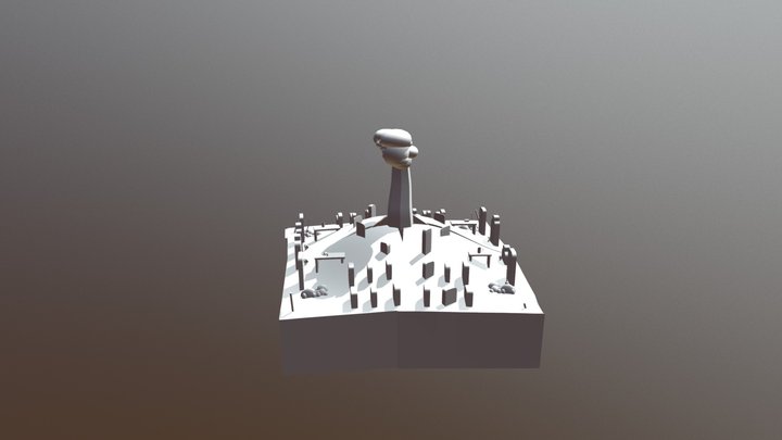Low Poly Scene Version 3 3D Model