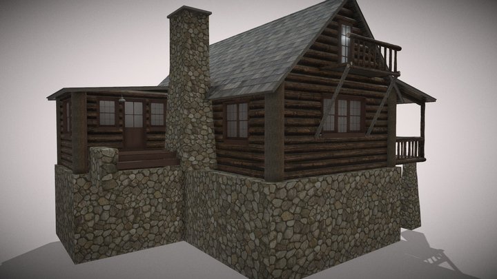 log cabin (free download) 3D Model