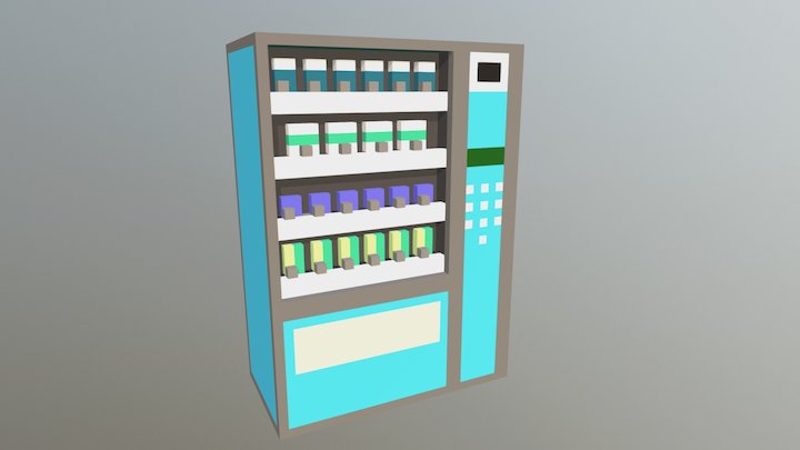Vending Machine 3D Model