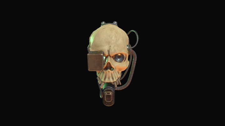 Final - Flamer Servoskull 3D Model