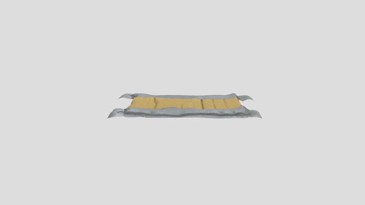 Taped Cardboard 4K 3D Model